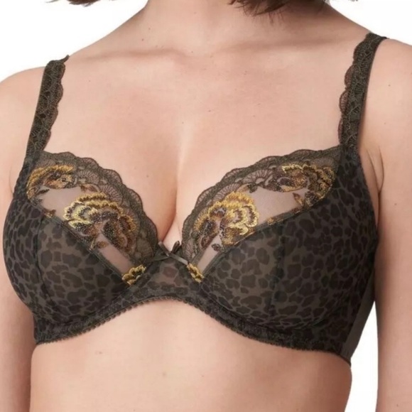 Prima Donna Other - Prima Donna Palace Garden Full 4 part Cup Underwire Bra 34I metallic embroidery